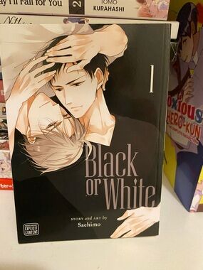 Black or White Vol. 1 Graphic Novel - Black/Cream Cover by Sachimo